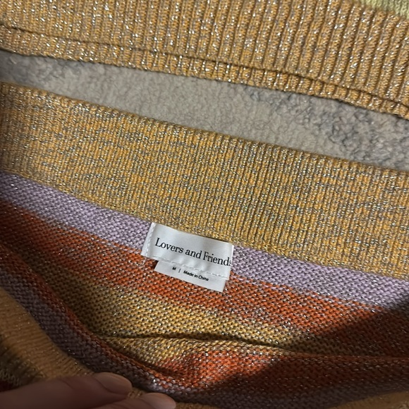 REVOLVE “Lovers + Friends” Stripe Sunset Crop SET - Picture 5 of 6